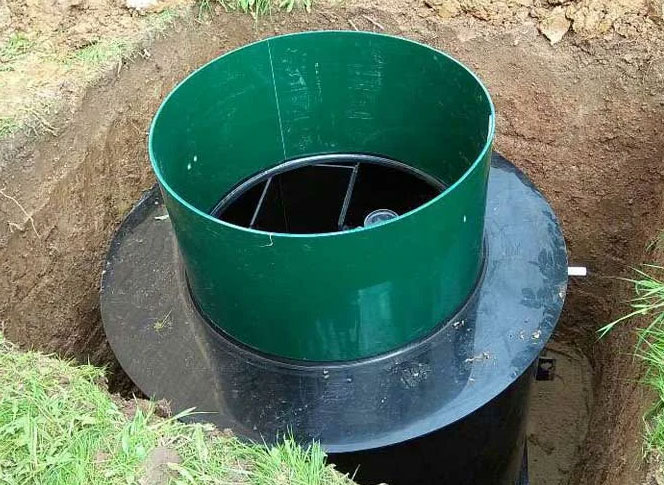 Наращивание горловины септика в Колпино